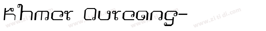 Khmer Oureang字体转换